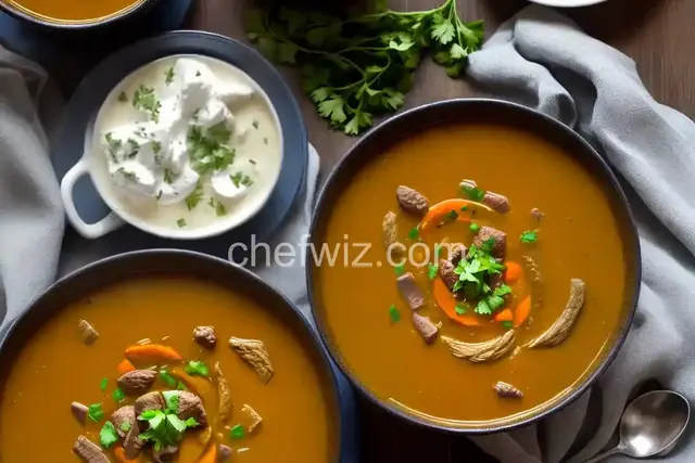 Haitian Beef and Pumpkin Soup (Soup Joumou)
