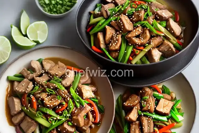 Hakka-Style Squid and Pork Belly Stir-Fry