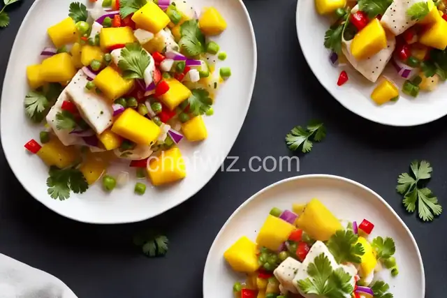 Halibut-Mango Ceviche