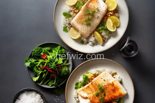 Halibut with Rice Wine