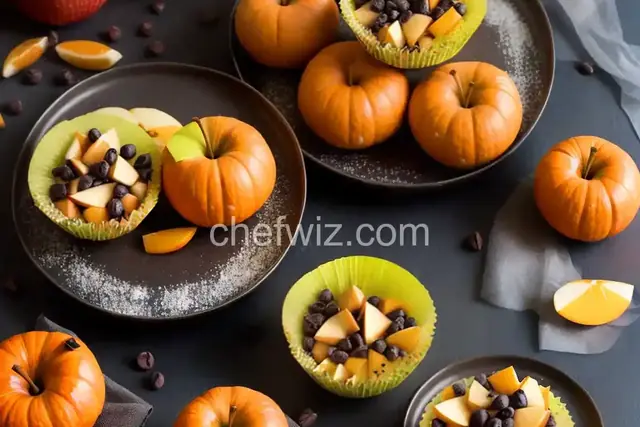 Halloween Fruit Apple Teeth Treats