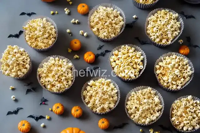 Halloween Popcorn Treats