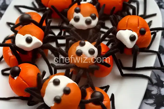 Halloweentown Marshmallow Spiders