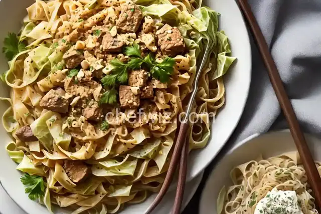 Haluski (Cabbage and Noodles)