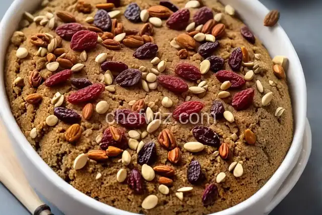 Halva With Spice Dried Fruit and Nuts