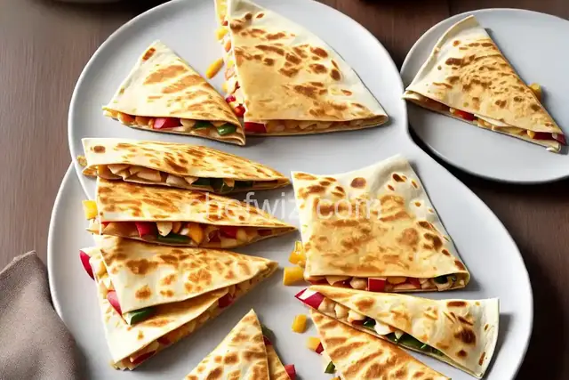 Ham, Apple and Cheese Quesadilla