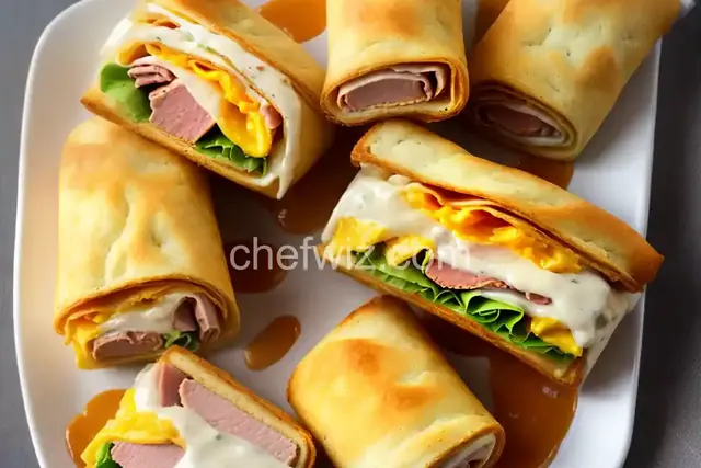 Ham Egg & Cheese Roll-Ups