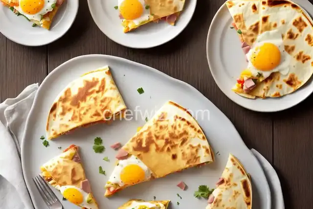 Ham, Egg, and Cheese Quesadillas
