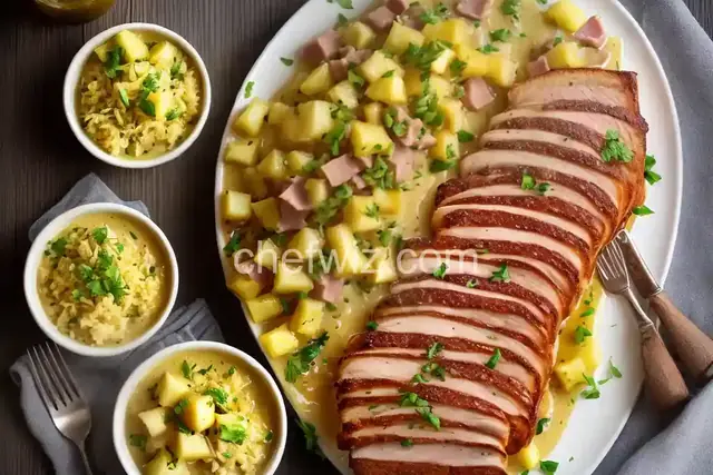 Ham Glaze with Mustard and Pineapple
