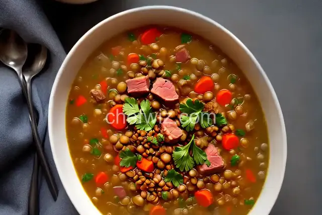 Ham Hock and Lentil Soup
