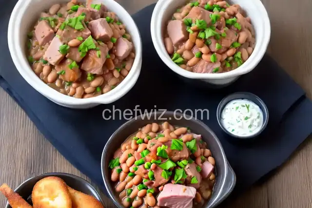 Ham Hocks with Navy Beans