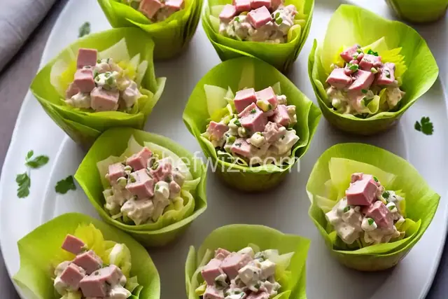 Ham Salad in Endive Cups