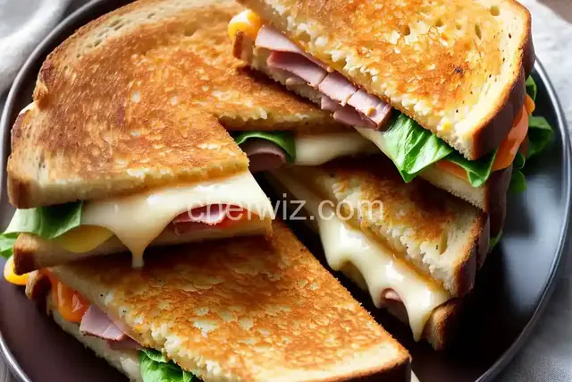 Ham-Taleggio Grilled Cheese