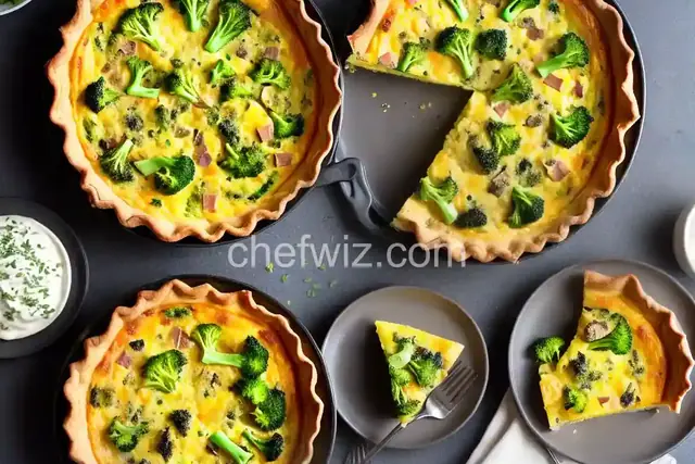 Ham and Broccoli Quiche