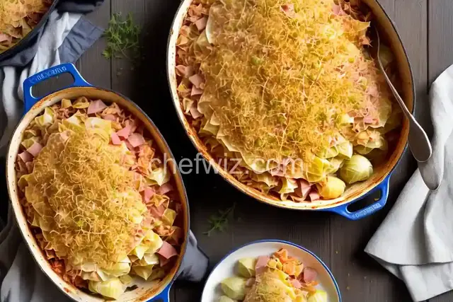 Ham and Cabbage Casserole