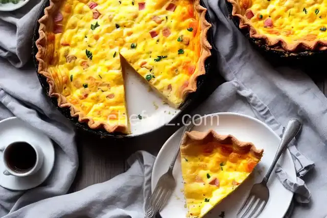 Ham and Cheese Breakfast Quiche