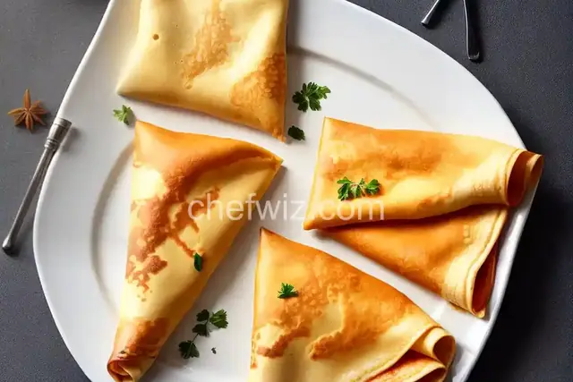 Ham and Cheese Crepes