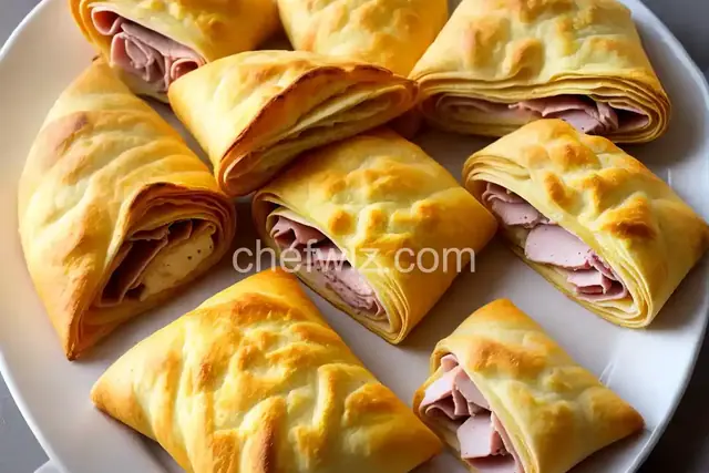 Ham and Cheese Crescent Roll-Ups