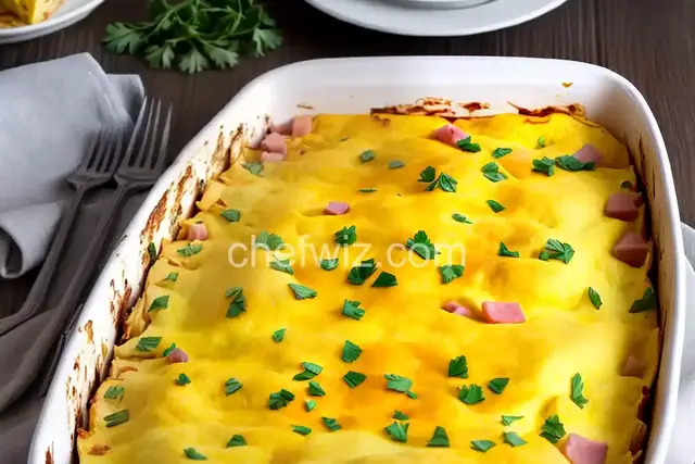 Ham and Cheese Omelet Casserole