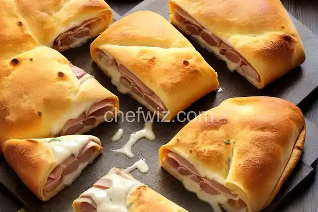 Ham and Cheese Stromboli