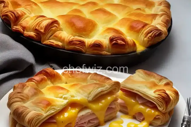 Ham and Cheese in Puff Pastry