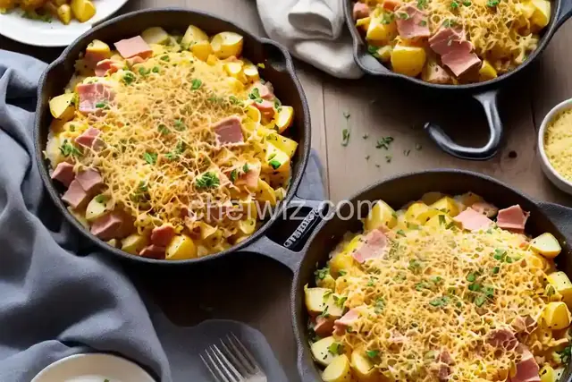 Ham and Cheesy Potato Dinner