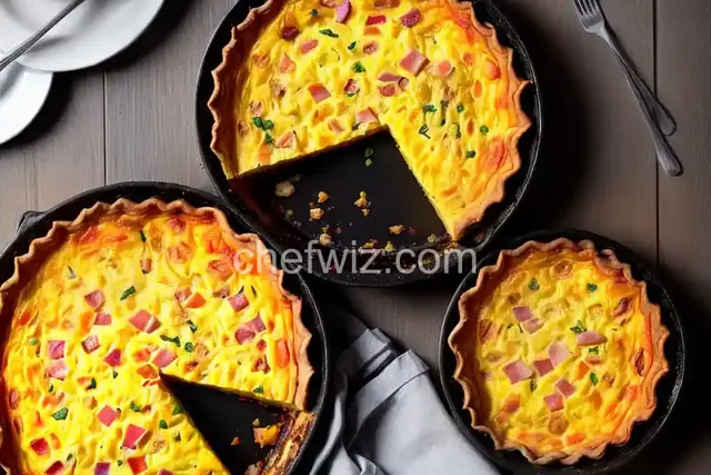 Ham and Hash Brown Quiche
