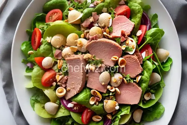 Ham and Shell Salad