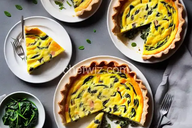 Ham and Spinach Quiche