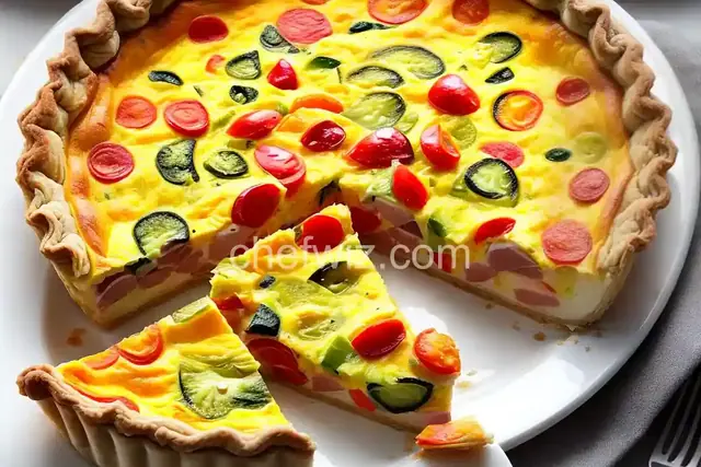 Ham and Veggie Quiche