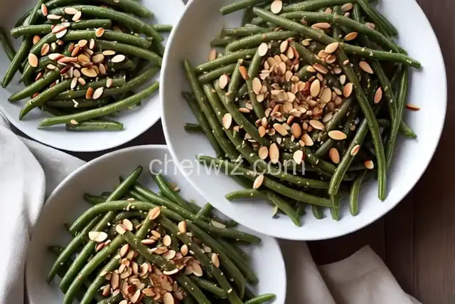 Haricots Verts Amandine (French-Style Green Beans With Almonds)