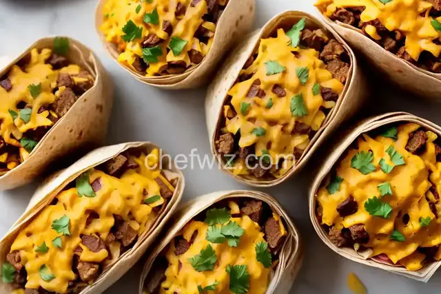 Hash Brown Breakfast Burritos