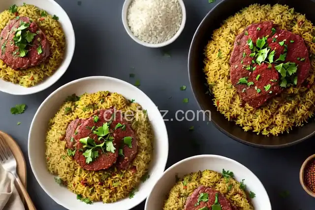 Hashweh (Palestinian Spiced Rice and Meat)