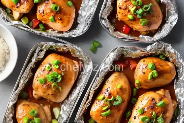 Hawaiian Chicken Foil Packs