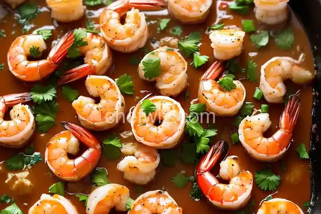 Hawaiian Garlic Shrimp