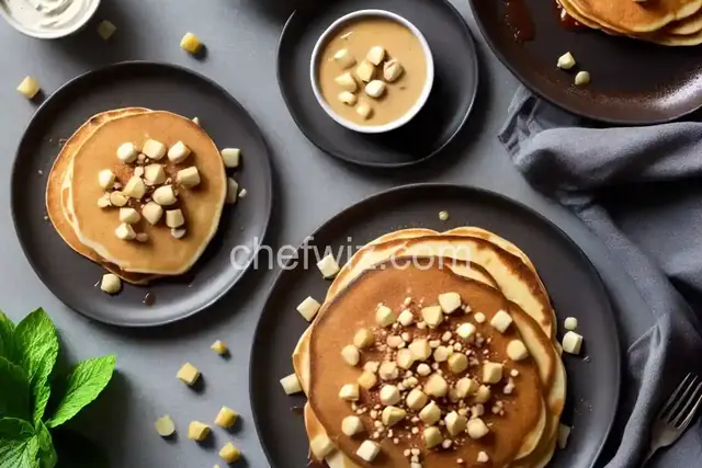 Hawaiian Pancake with Macadamia Nut Sauce