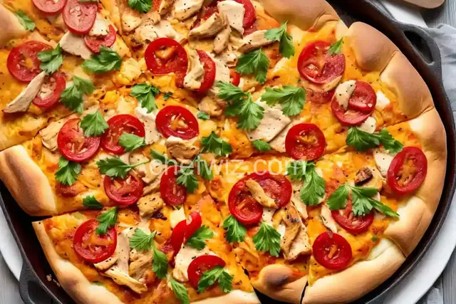 Hawaiian Pizza with Chicken