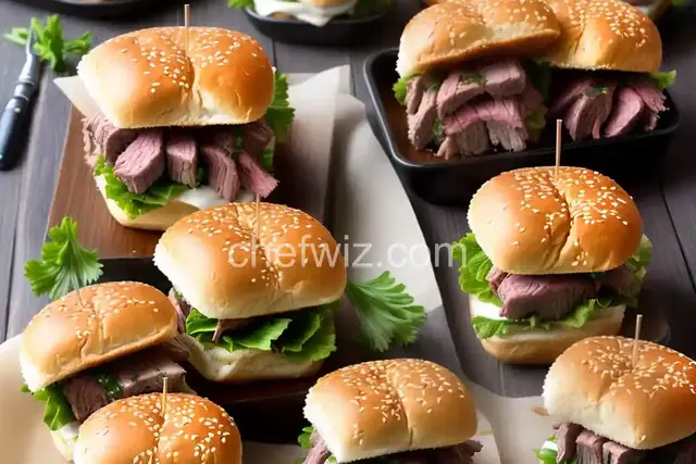 Hawaiian Roast Beef Sliders