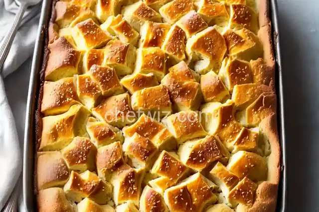 Hawaiian Roll Bread Pudding