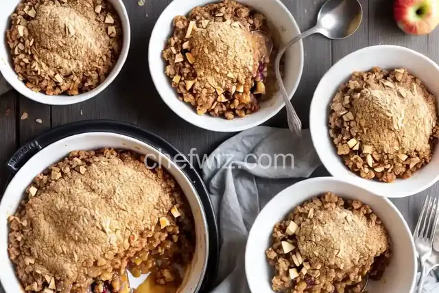 Healthier Apple Crisp for Two