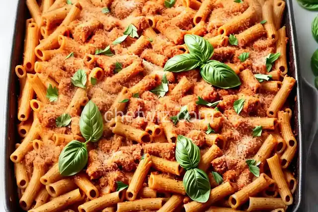 Healthier Baked Ziti