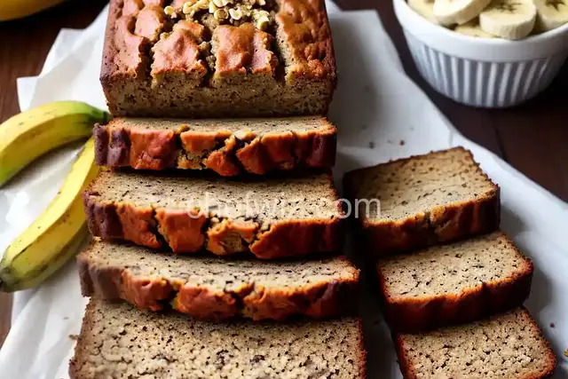 Healthier Banana Banana Bread