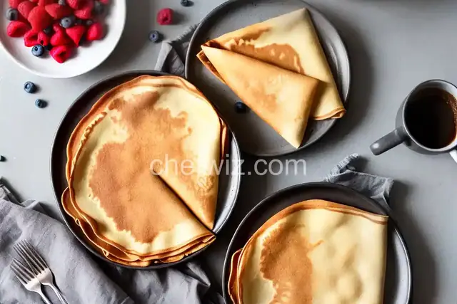 Healthier Basic Crepes