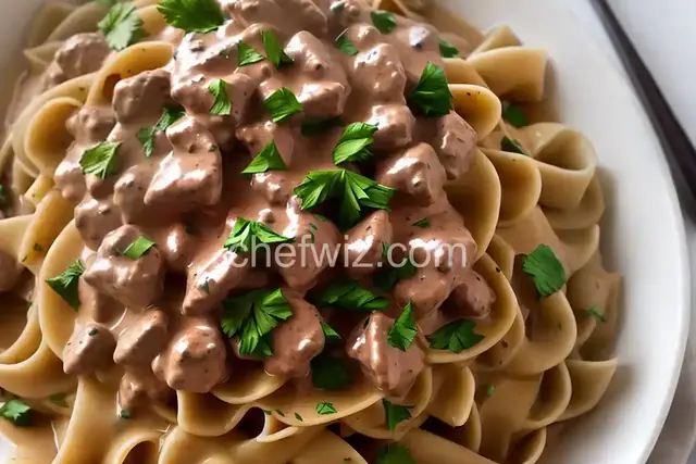 Healthier Beef Stroganoff III