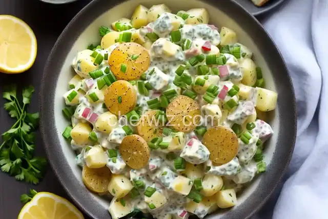 Healthier Creamy Potato Salad