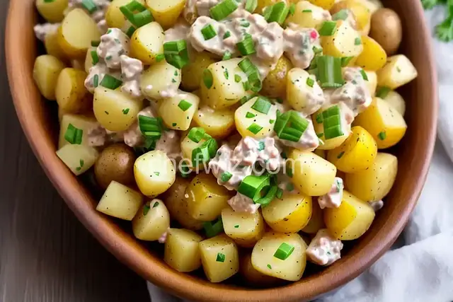 Healthier Old Fashioned Potato Salad