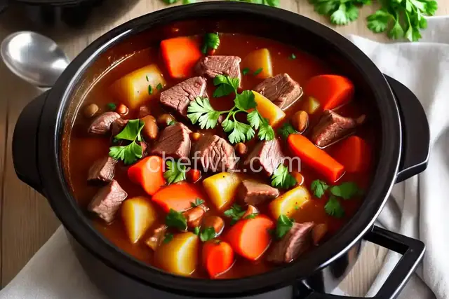 Healthier Slow Cooker Beef Stew I