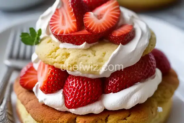 Healthier Strawberry Shortcake