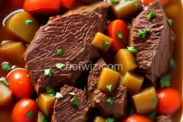 Healthier (but still awesome) Awesome Slow Cooker Pot Roast