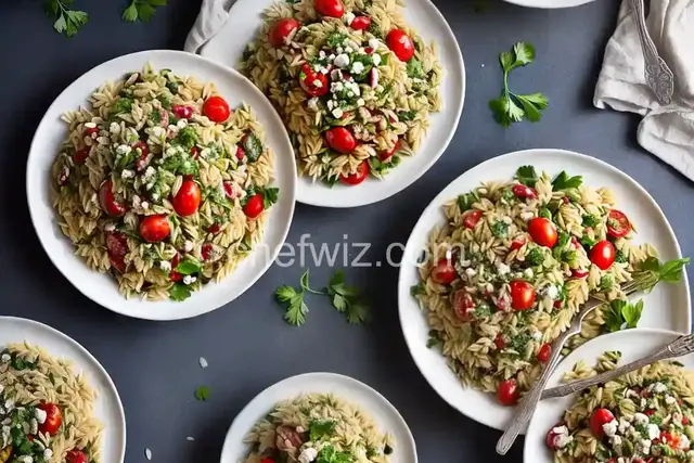 Healthy & Delicious: Greek Orzo Salad Recipe